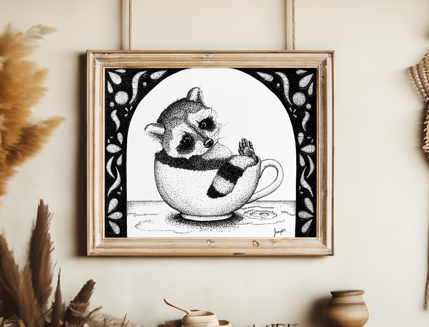 "Cozy in a Cup" Print